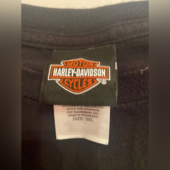 Harley Davidson Men’s Savannah GA Tee T-shirt Size 3XL - Has some minor cracking - Picture 5 of 8